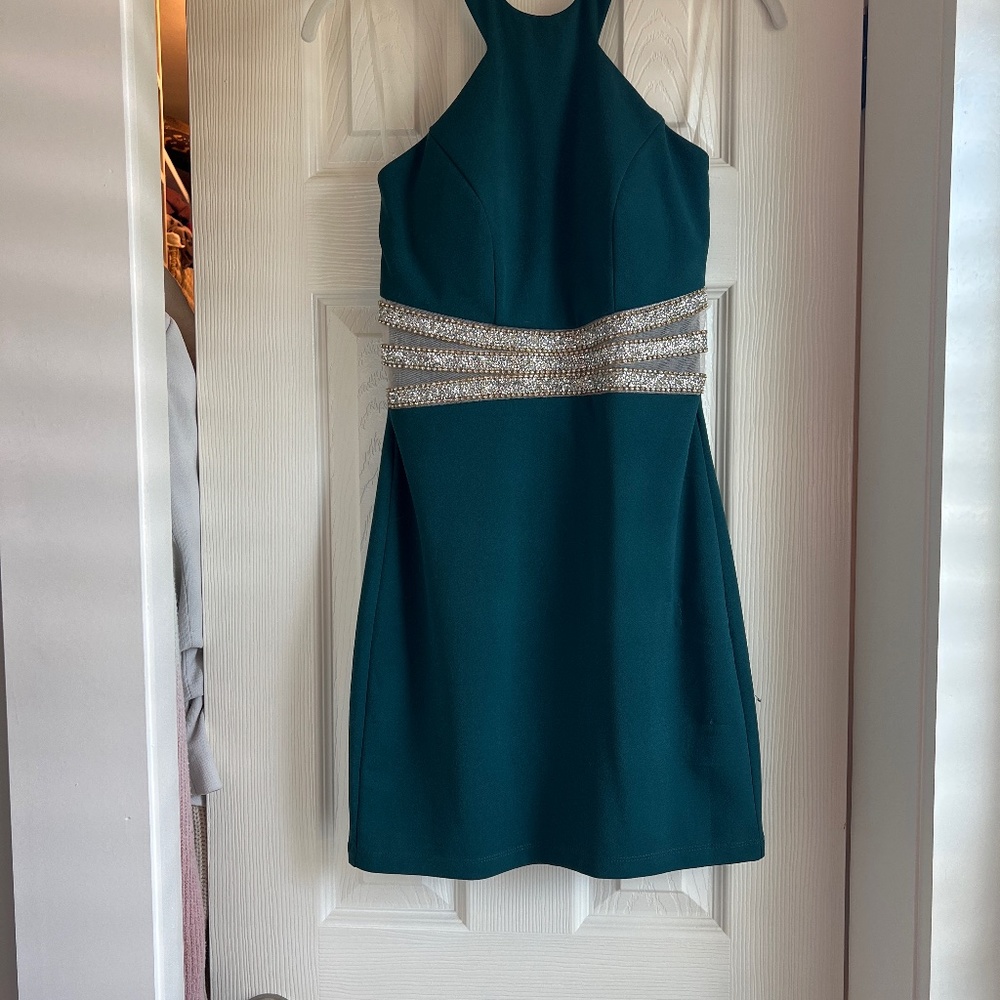 Green Cocktail Dress